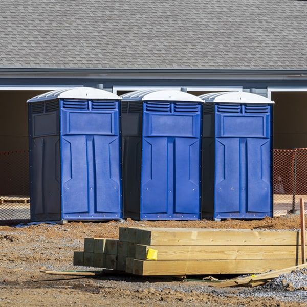 do you offer hand sanitizer dispensers inside the porta potties in Hanna City Illinois